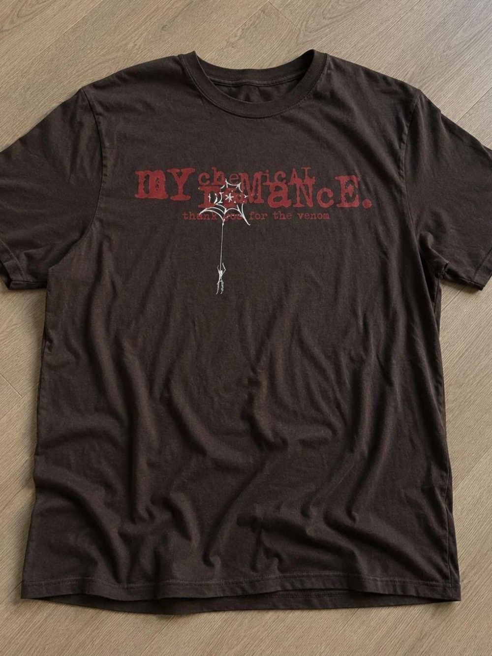 Gildan Black My Chemical Romance Graphic Tee with Red Print